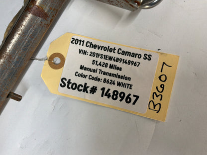 2011 Chevy Camaro SS Rear Upper Seat Titanium Leather OEM