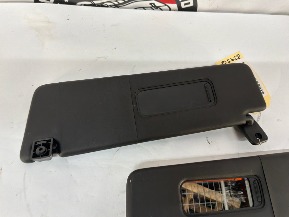 2013 Chevy Camaro ZL1 RH & LH Sunvisors Sun Visors Shades w/ Clips OEM