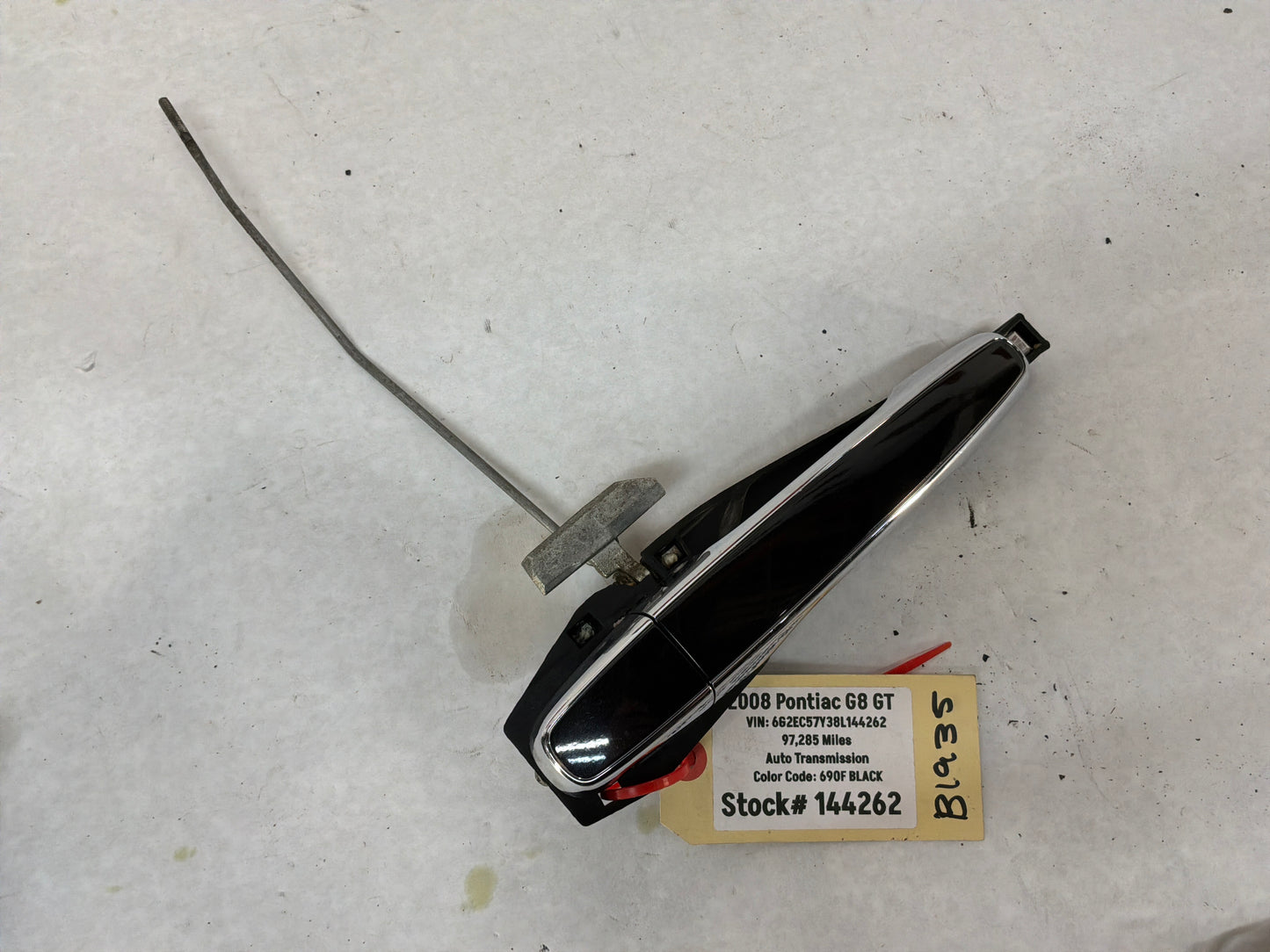 2008 Pontiac G8 GT Exterior Door Handles Set Black OEM