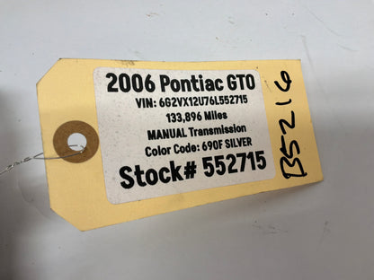 2006 Pontiac GTO Center Console Arm Rest Lid Door OEM