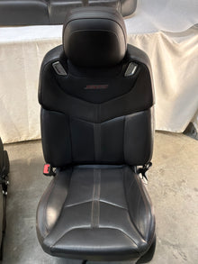 2015 Chevrolet SS Sedan Front and Rear Black Leather Seats OEM