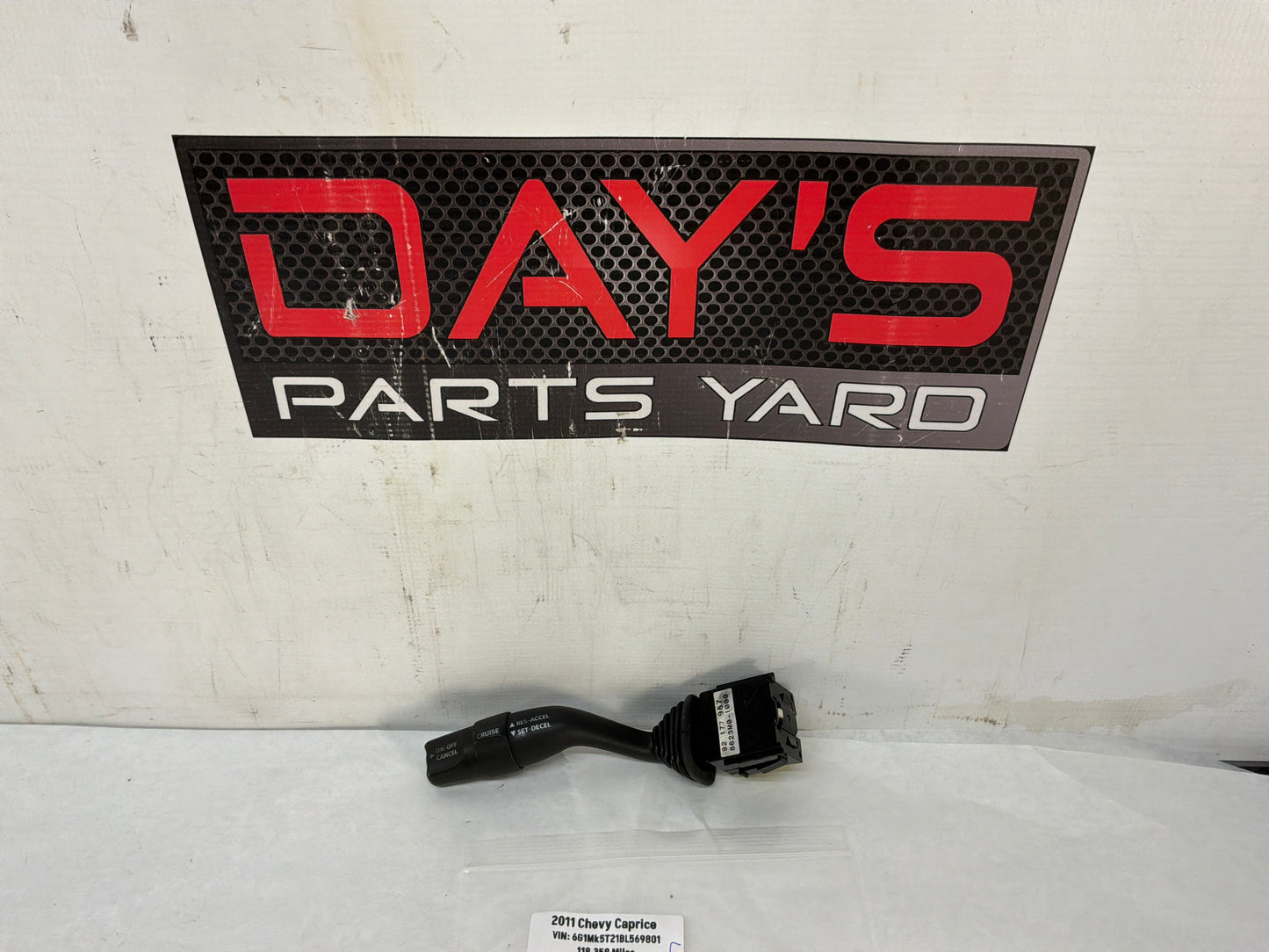 Control - Day's Parts Yard