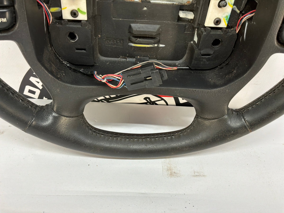 2002 Chevy Camaro Z28 Leather Steering Wheel Ebony OEM