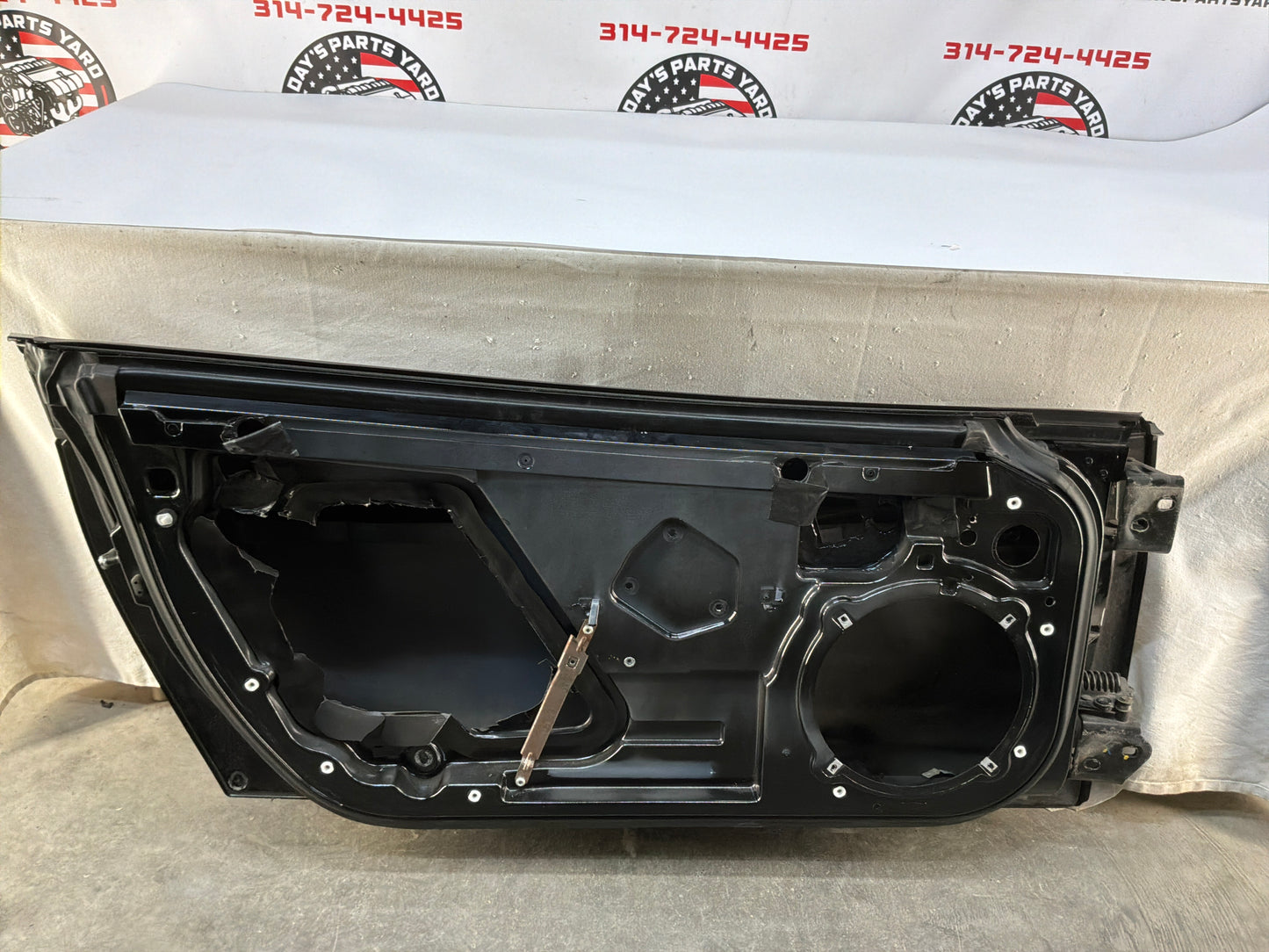 2007 Chevy C6 Corvette Convertible LH Driver Exterior Front Door Black OEM