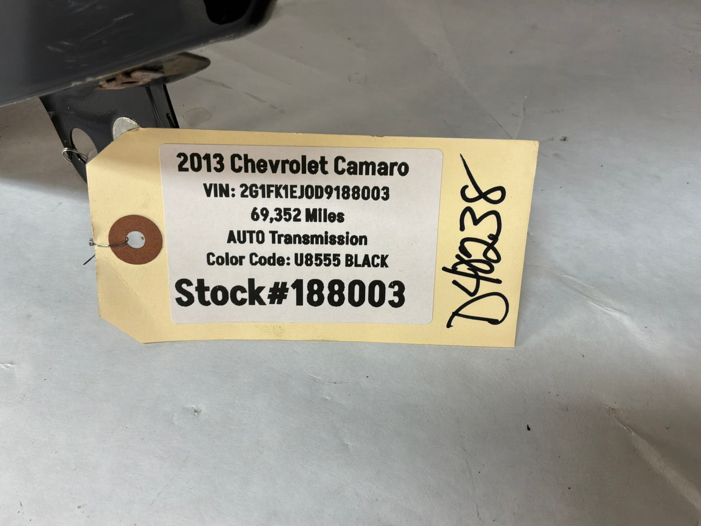 2013 Chevy Camaro LH Driver Front Fender Black OEM