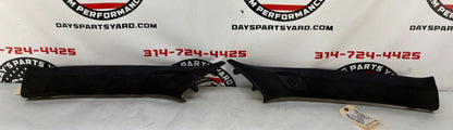 2016 Cadillac CTS-V RH & LH Interior A Pillar Trim Black Suede OEM