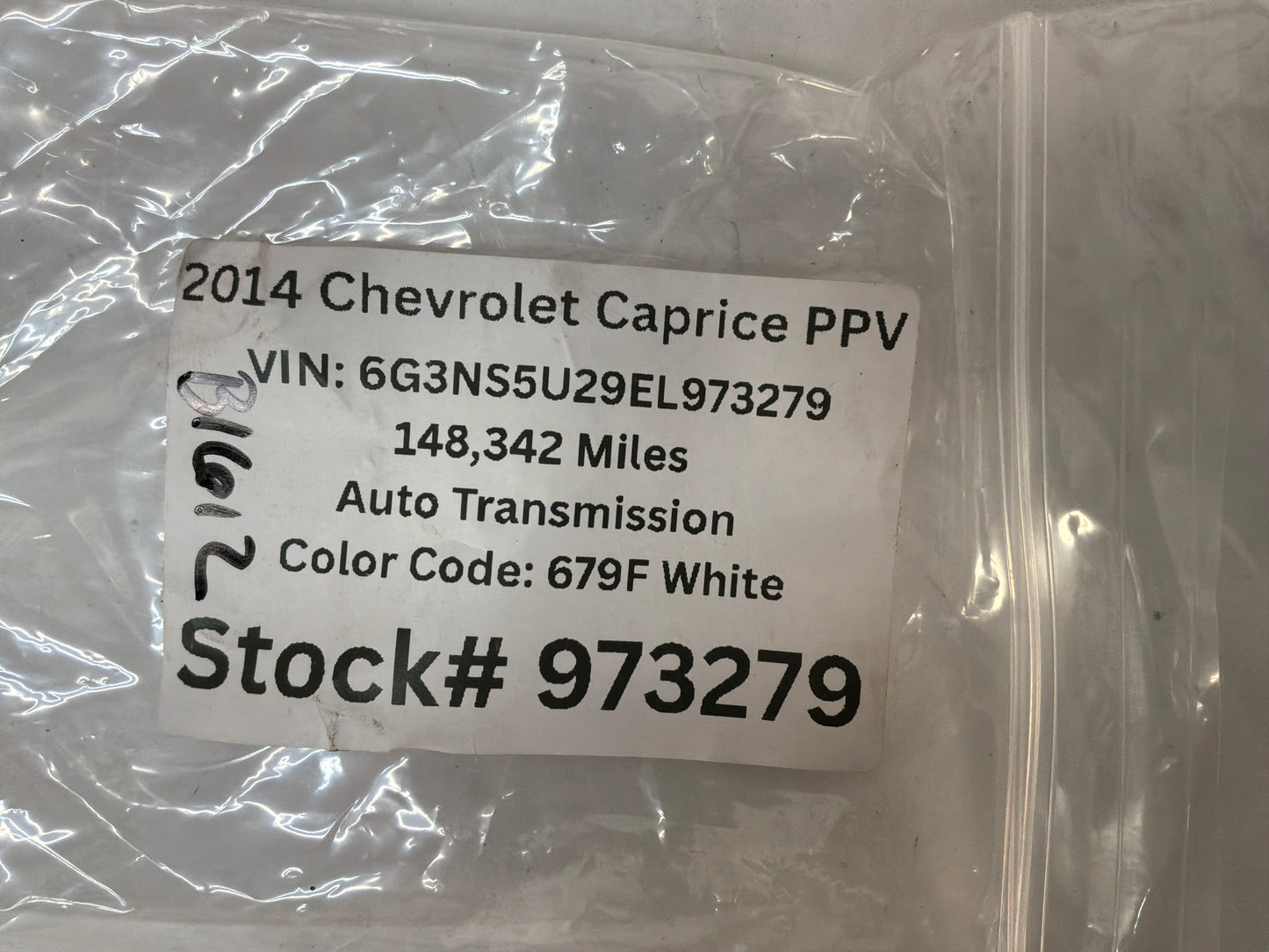 2014 Chevy Caprice PPV Positive Battery Terminal Fuse Relay OEM