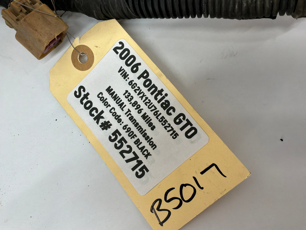 2006 Pontiac GTO Engine Motor Manual Transmission Wire Wiring Harness OEM