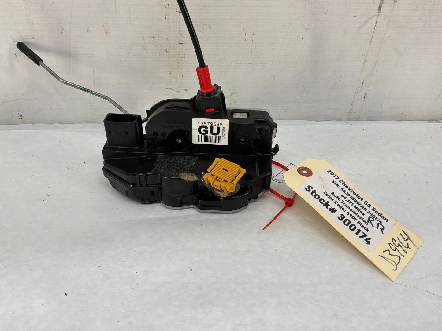 2017 Chevy SS Sedan RH Passenger Rear Door Lock Actuator OEM