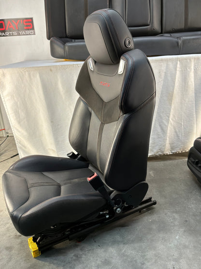 2015 Chevrolet SS Sedan Front and Rear Black Leather Seats OEM