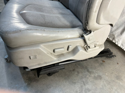 2009 Cadillac CTS-V Seats Fronts and Rears Leather and Suede OEM Titanium
