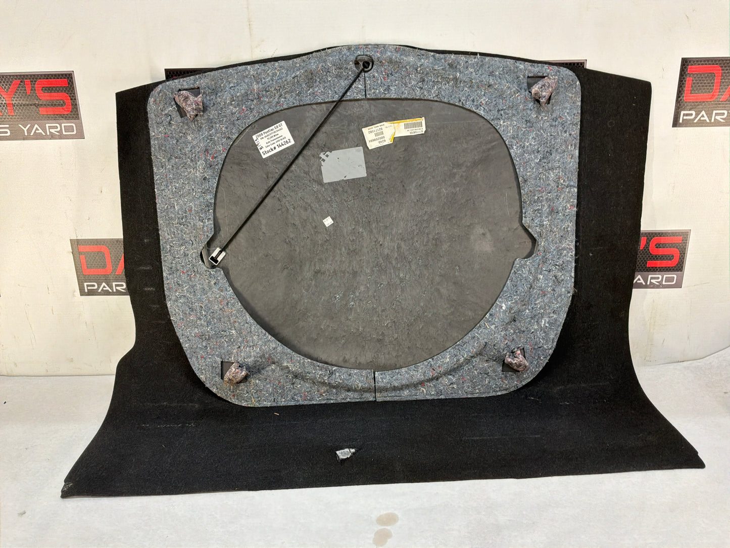 2008 Pontiac G8 GT Spare Tire Trunk Compartment Floor Carpet Mat Panel Cover OEM