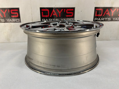 2012 Chevy Avalanche Wheel 20X8.5 Covered Lug Nuts Tapered 5 Spoke Chrome OEM