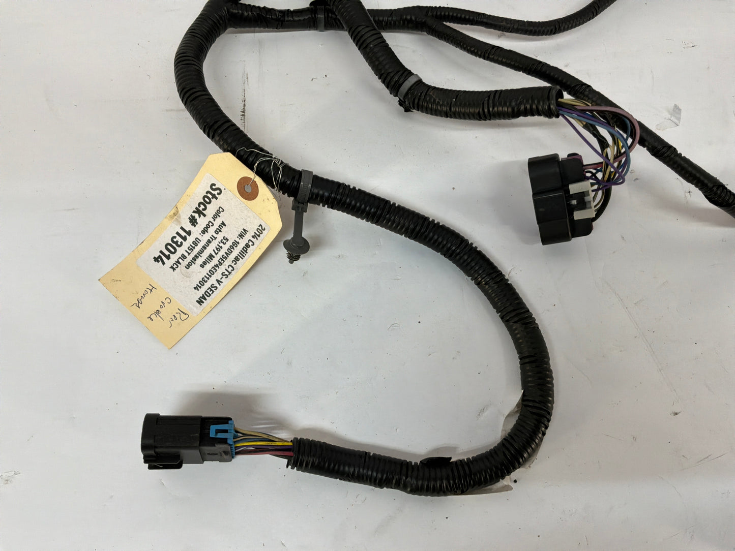 2014 Cadillac CTS-V Sedan Rear Suspension Cradle Subframe Wire Wiring Harness OEM
