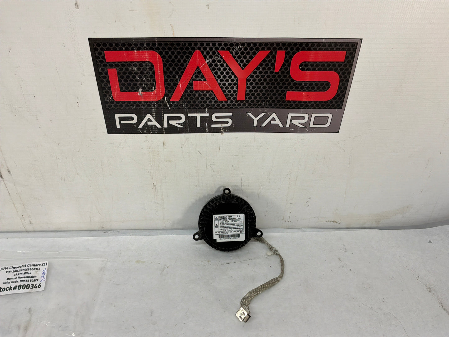 2014 Chevy Camaro ZL1 Head Light Lamp Headlight Ballast OEM