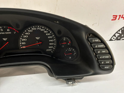 2002 Chevy C5 Corvette Instrument Panel Gauge Cluster Speedometer OEM 59K