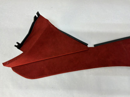 2004 Pontiac GTO RH & LH Console Interior Red Suede Trim Panels OEM