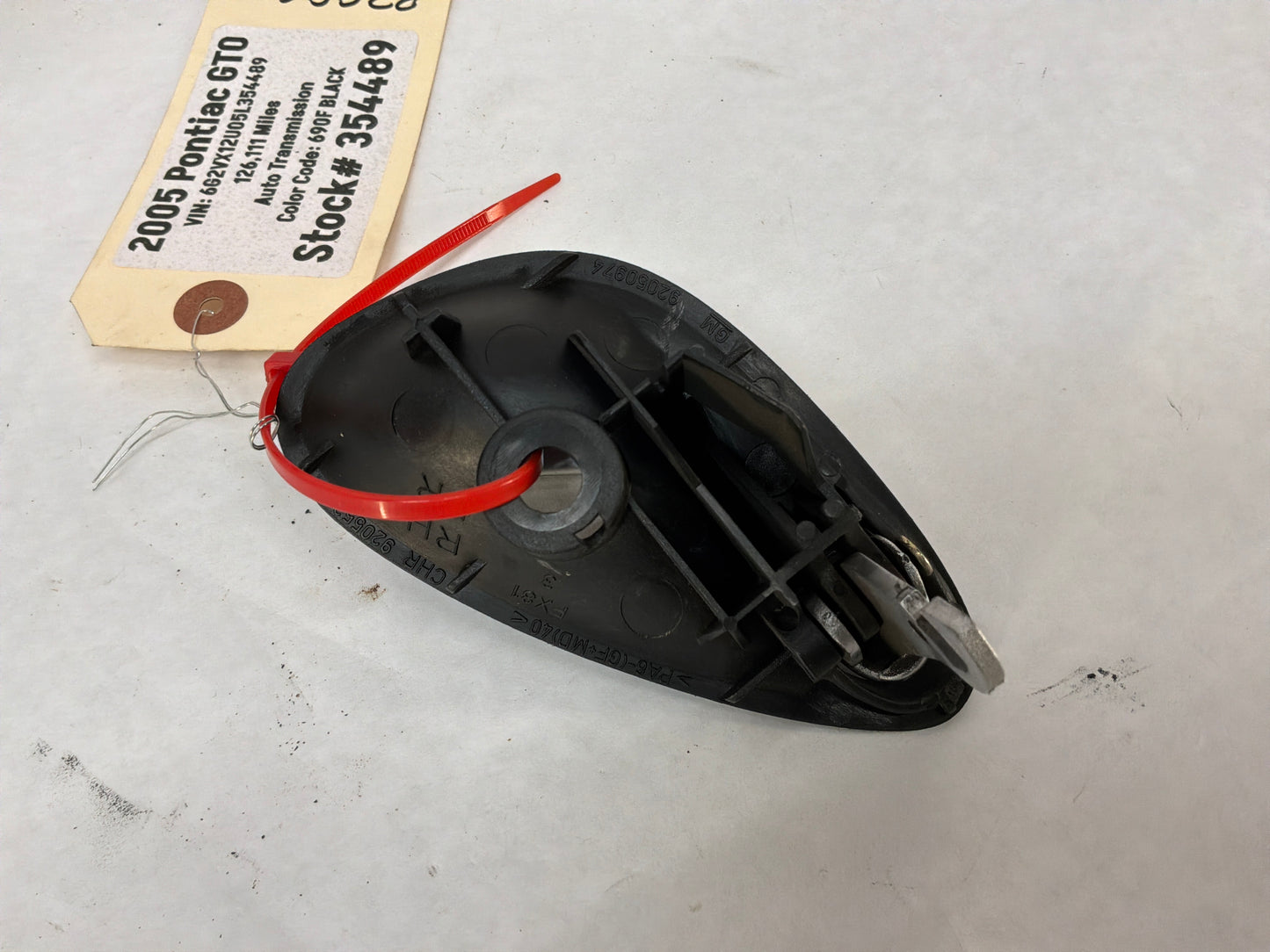2006 Pontiac GTO RH Passenger Interior Door Handle OEM