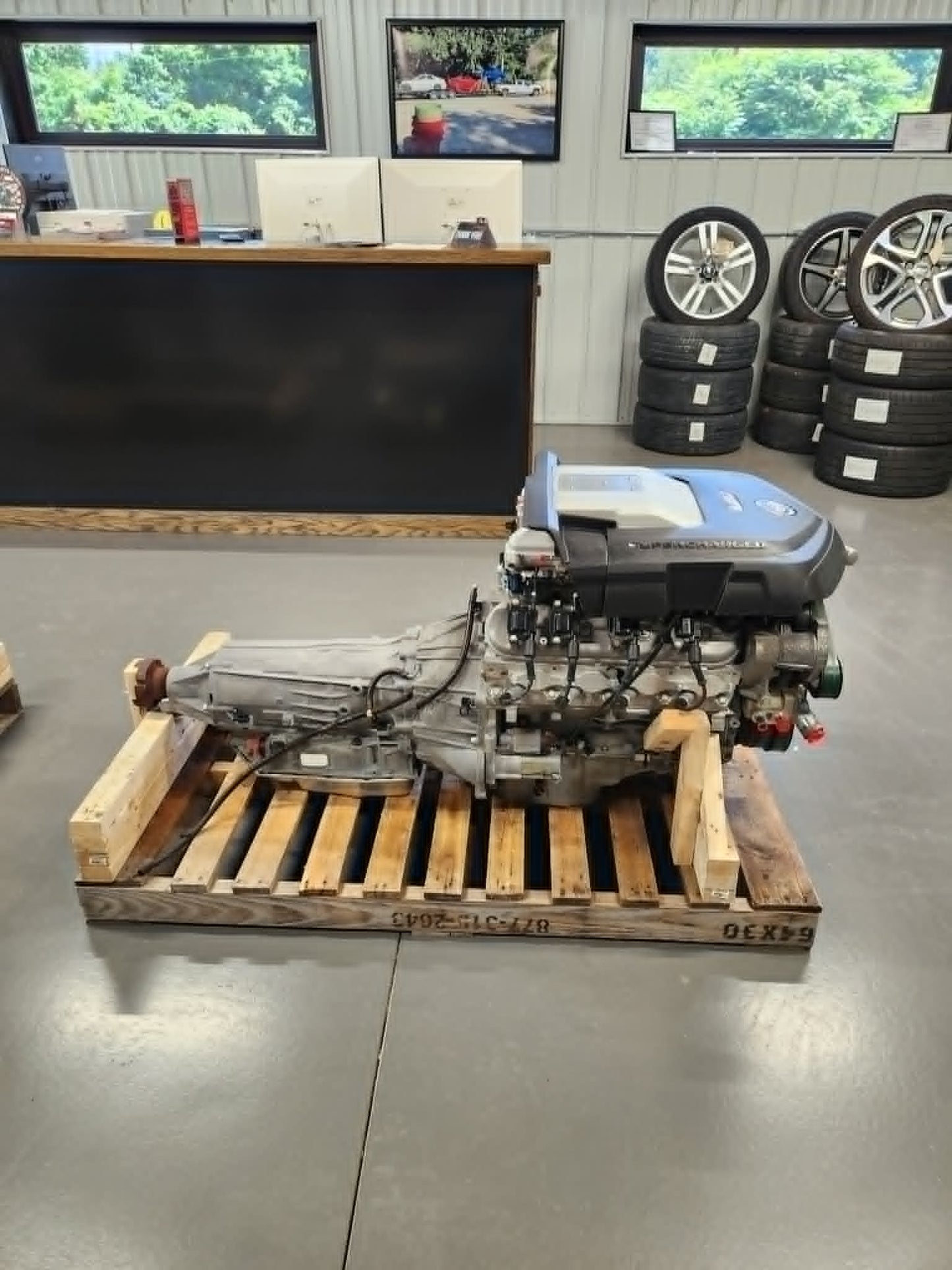 LSA 6.2L Factory Supercharged Engine Motor 6L90 Auto Trans Drivetrain Pullout 556HP 27k Miles