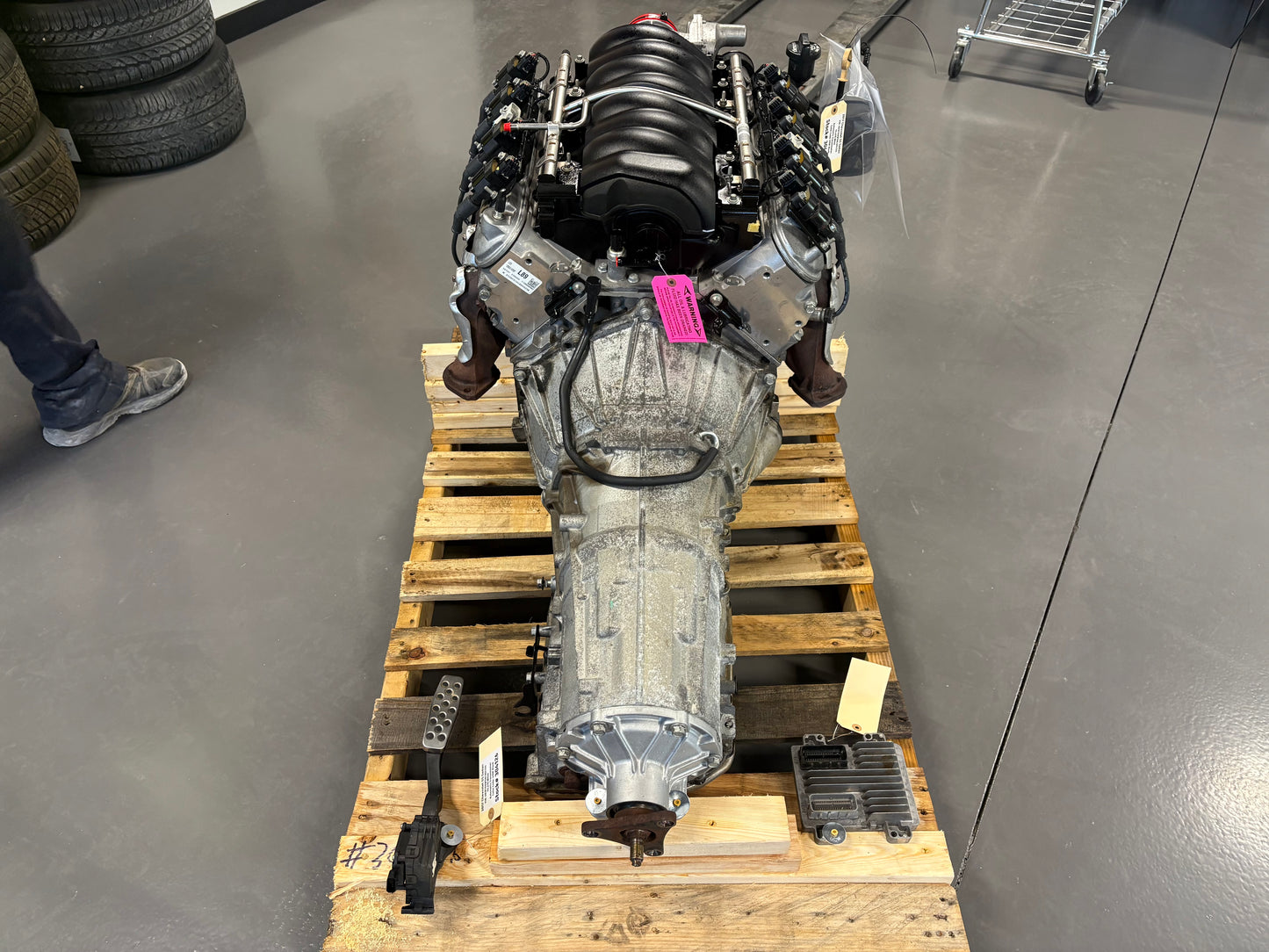 6.2L LS3 Engine 6L80 Automatic Transmission Drivetrain Pullout 415HP