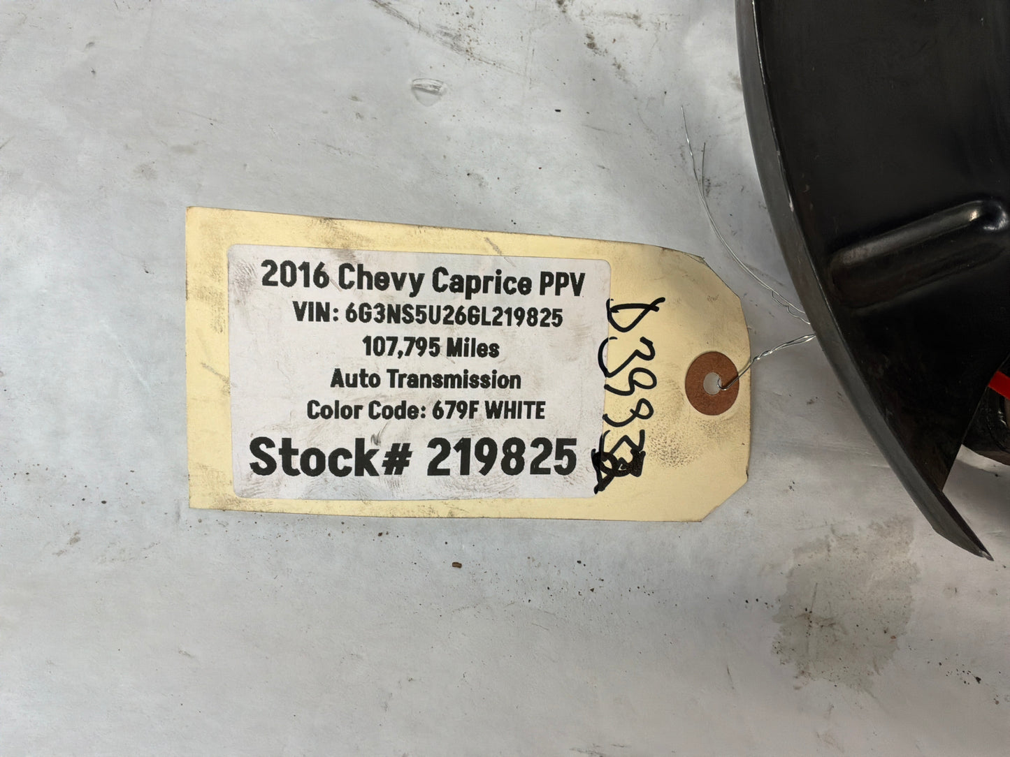2016 Chevy Caprice PPV RH Passenger Rear Suspension Spindle Hub Knuckle Assembly OEM