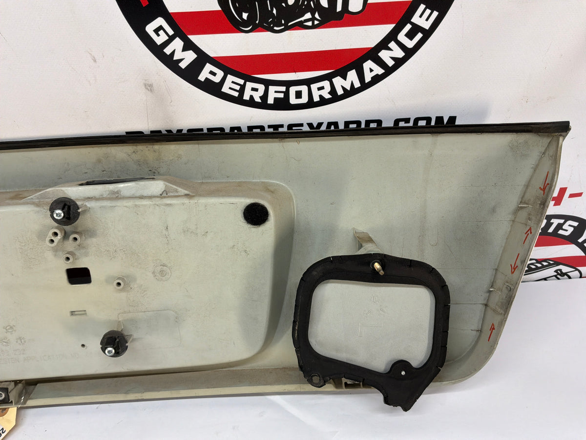 2006 Pontiac GTO Trunk Deck Lid Filler Insert Applique Panel Silver  OEM - Day's Parts Yard