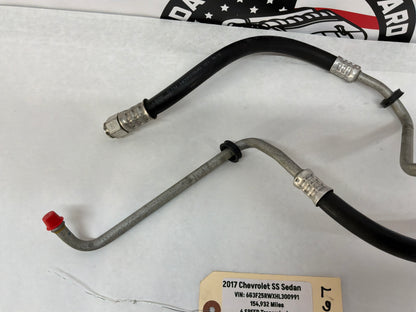 2017 Chevy SS Sedan Manual Transmission Oil Cooler Lines Hoses Tubes Pipes OEM