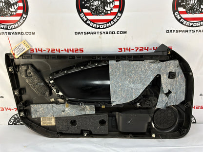 2013 Chevy Camaro ZL1 RH Passenger Carbon Flash Front Interior Door Panel Trim OEM