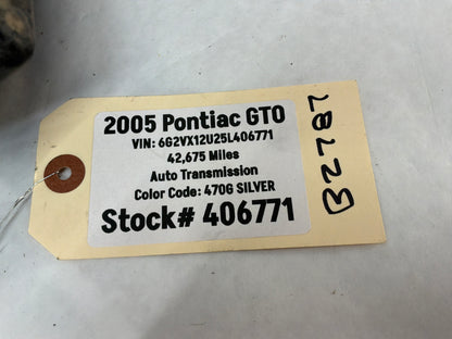 2005 Pontiac GTO Coolant Overflow Recovery Tank Reservoir Bottle OEM