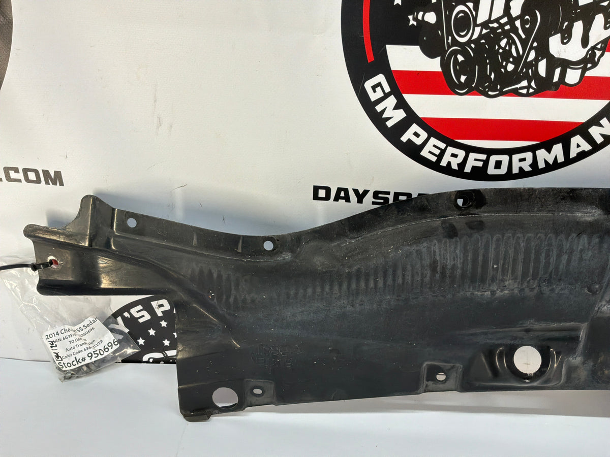 2014 Chevy SS Sedan Windshield Wiper Cowl Base Metal OEM