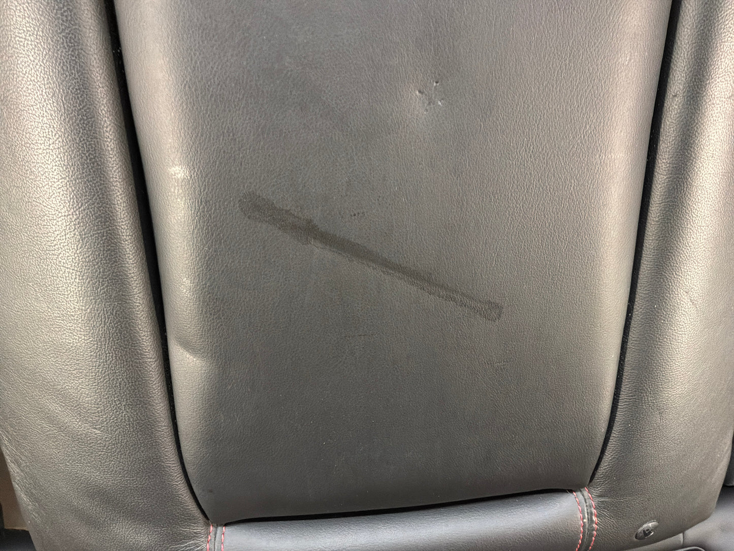 2017 Chevy SS Sedan Rear Seats Black Leather Alcantara Suede OEM