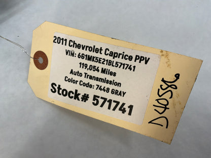 2011 Chevy Caprice PPV Speedometer Gauge Cluster Bezel Trim Panel Plate OEM