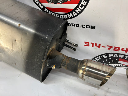 2014 Chevy SS Sedan Factory OEM Exhaust Mufflers RH & LH