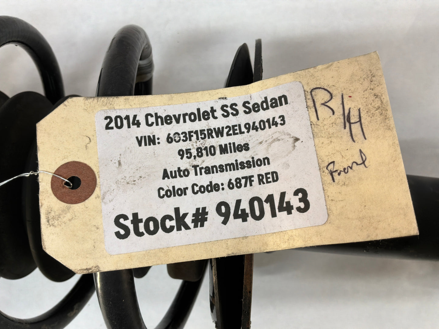 2014 Chevy SS Sedan RH Passenger Front Suspension Strut Assembly OEM