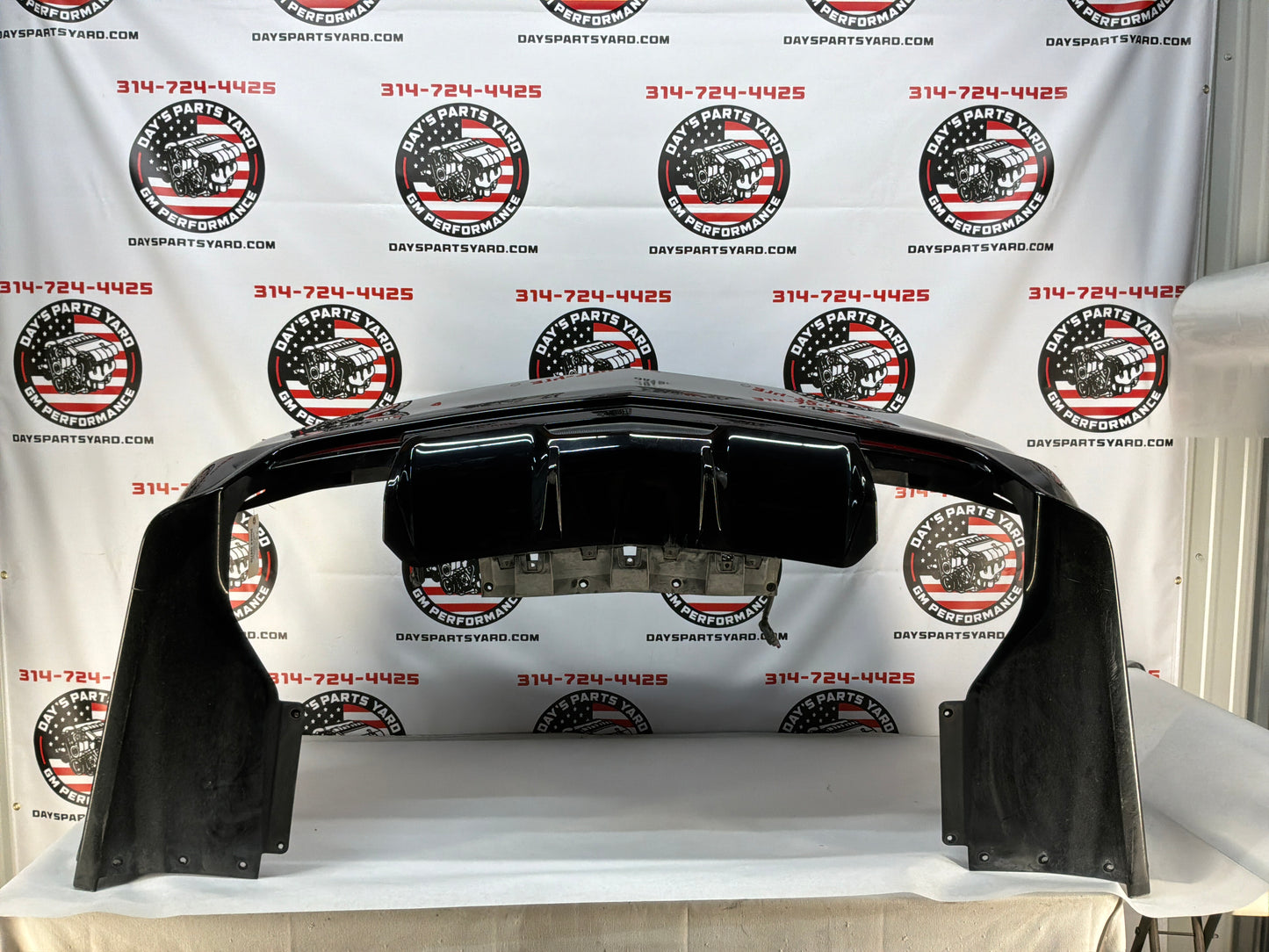 2016 Cadillac CTS-V Complete Rear Bumper Black OEM