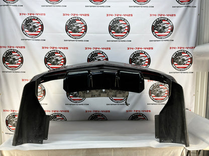 2016 Cadillac CTS-V Complete Rear Bumper Black OEM