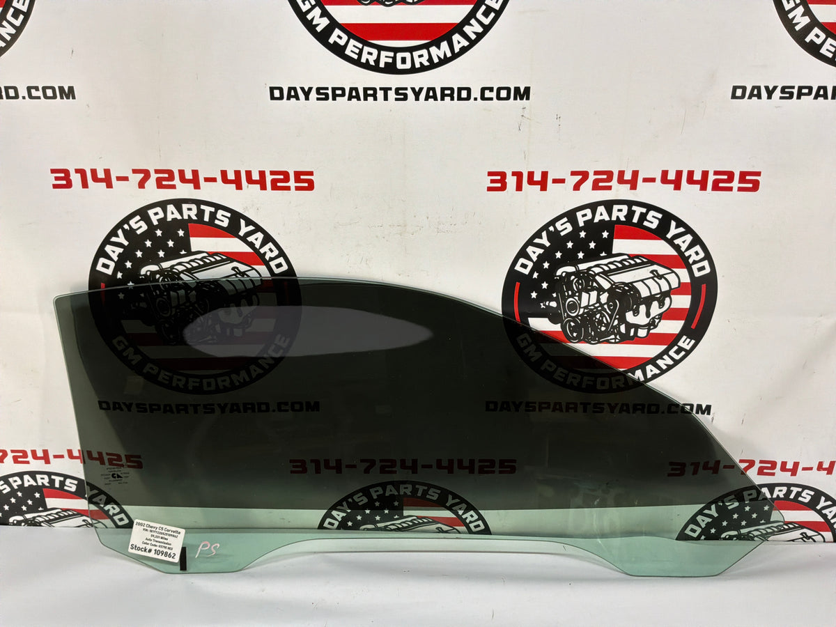 2002 Chevy C5 Corvette RH Passenger Front Door Window Glass OEM