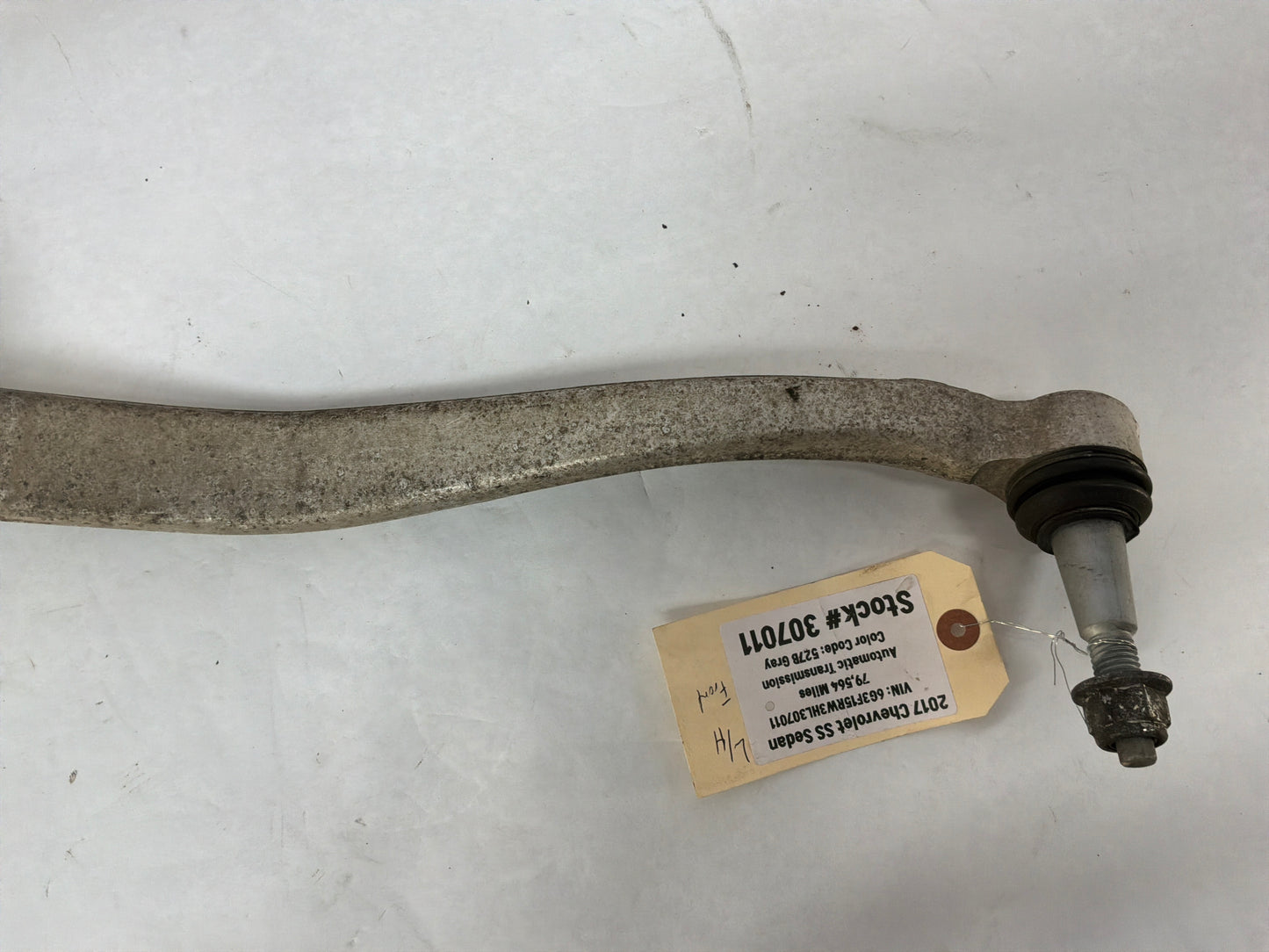 2017 Chevy SS Sedan LH Driver Front Suspension Lower Control Arm OEM