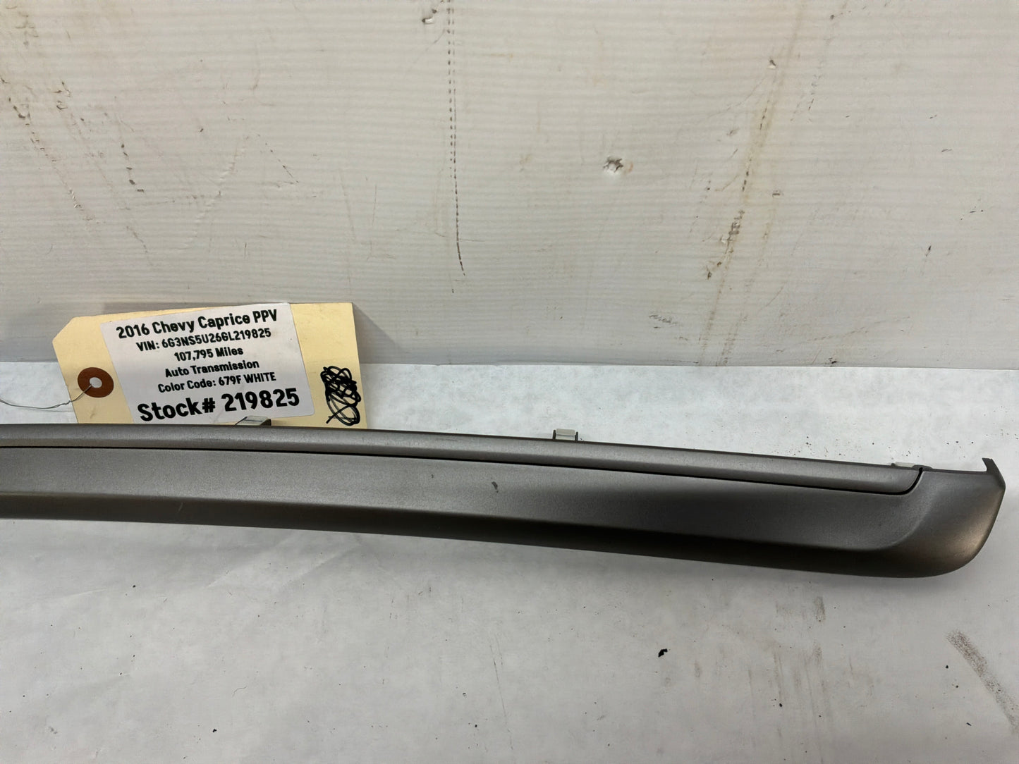 2016 Chevy Caprice PPV Dash Trim Applique Trim OEM