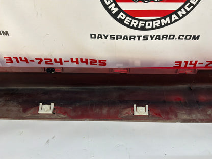 2008 Pontiac G8 GT RH Passenger Rocker Molding Side Skirt Panel Trim Red OEM