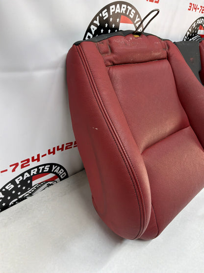 2004 Pontiac GTO Red Leather Seats Fronts and Rears OEM