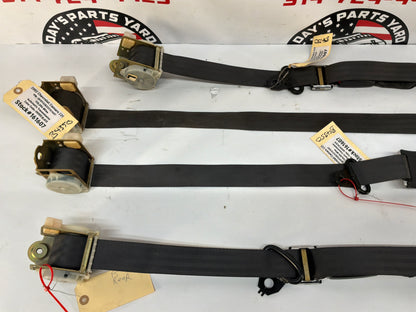 2002 Chevy Camaro Z28 Front & Rear Seatbelt Seat Belts Retractors w/ Buckles Holders Ebony OEM w/ Buckles Holders Ebony OEM