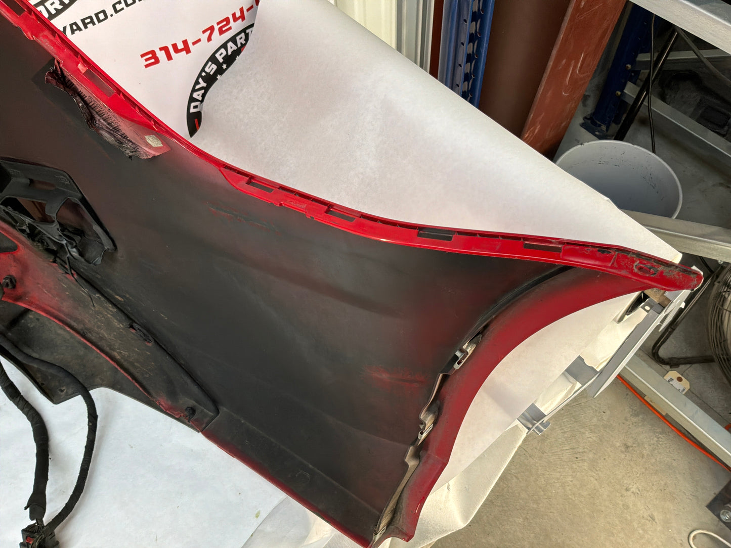 2014 Chevy SS Sedan Rear Bumper Cover Red OEM