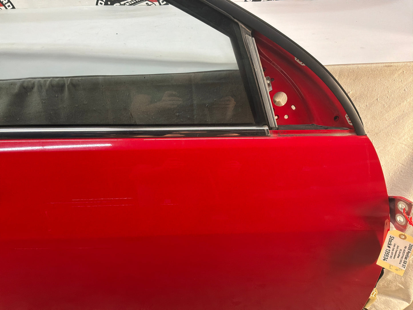 2008 Pontiac G8 GT RH Passenger Front Exterior Outside Door Red OEM