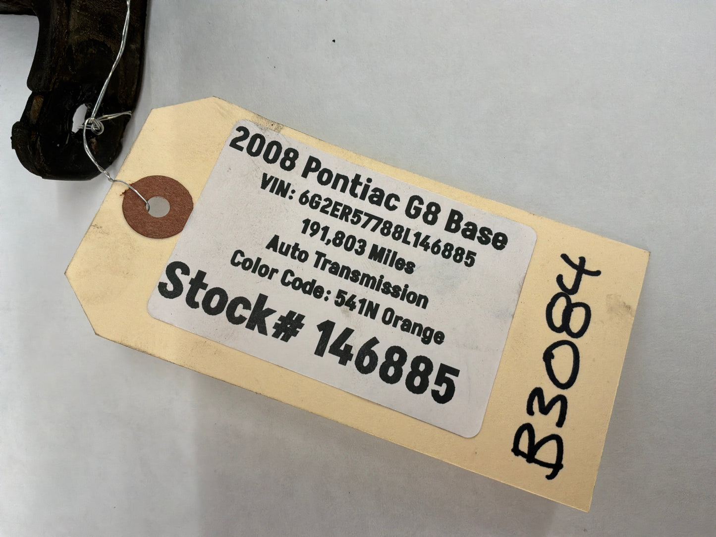 2008 Pontiac G8 Base Exhaust Muffler Hanger Bracket Mount Bushing OEM