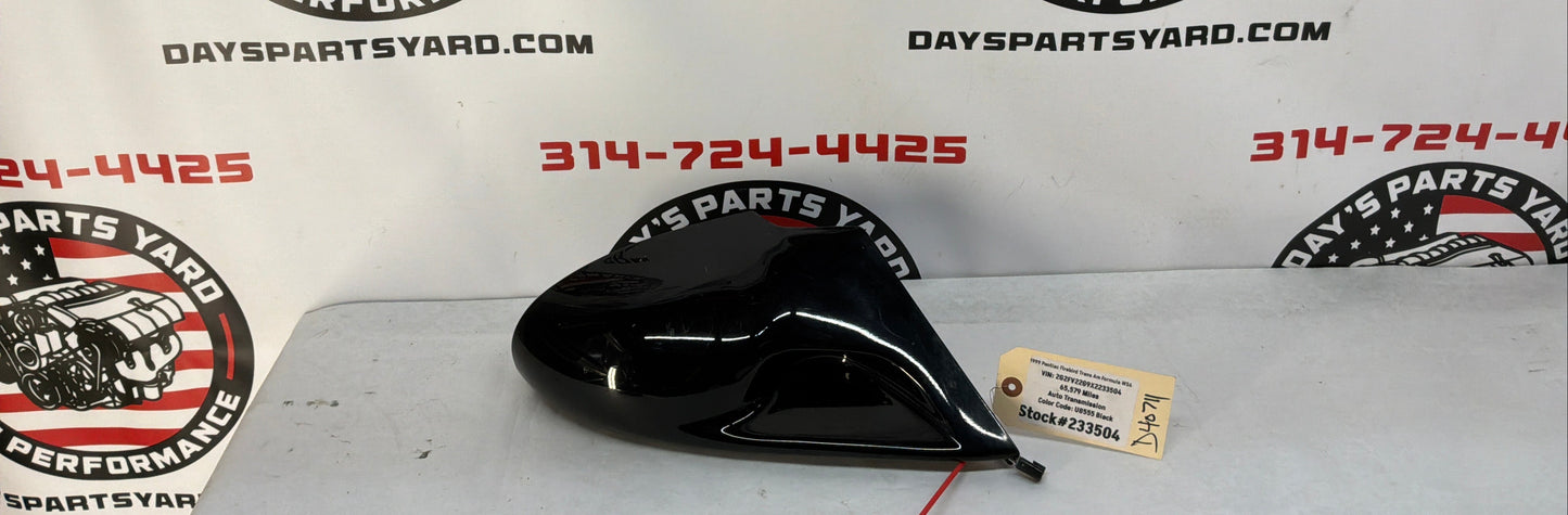 1999 Pontiac Firebird Trans Am Formula WS6 RH Passenger Exterior Outside Electric Mirror Black OEM