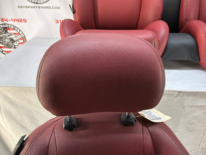 2004 Pontiac GTO Red Leather Seats Fronts and Rears OEM
