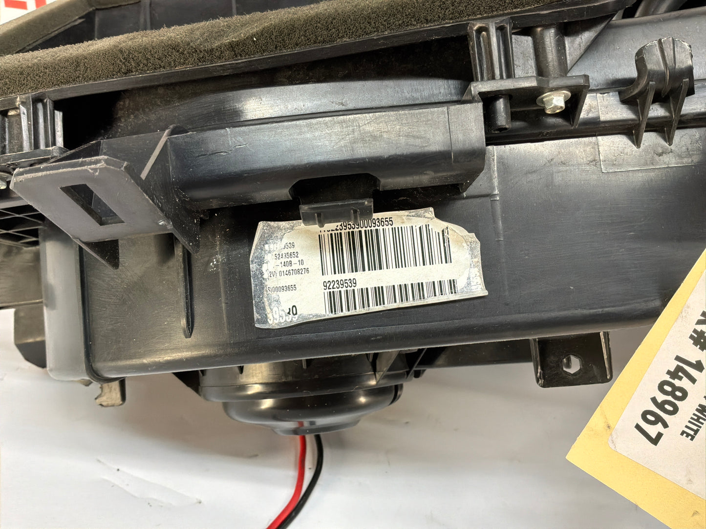 2011 Chevy Camaro SS HVAC Heater AC Housing Box Blower Motor Assembly OEM
