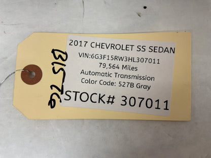 2017 Chevrolet SS Sedan Trunk Deck Lid Rubber Adjusters Stops OEM