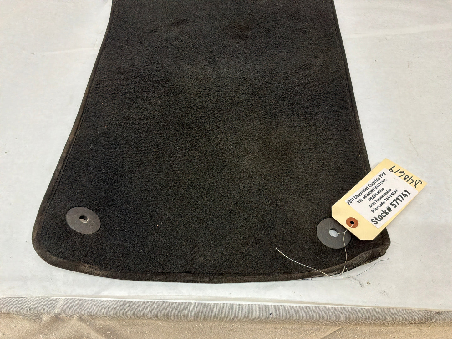 2011 Chevy Caprice PPV Front RH Passenger Floor Mat OEM